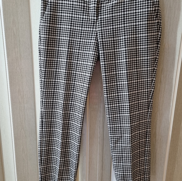 Express houndstooth pants black and white Size 8R - Picture 4 of 8